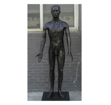 現代十四經穴針灸銅人模型(真銅全銅、高170CM)